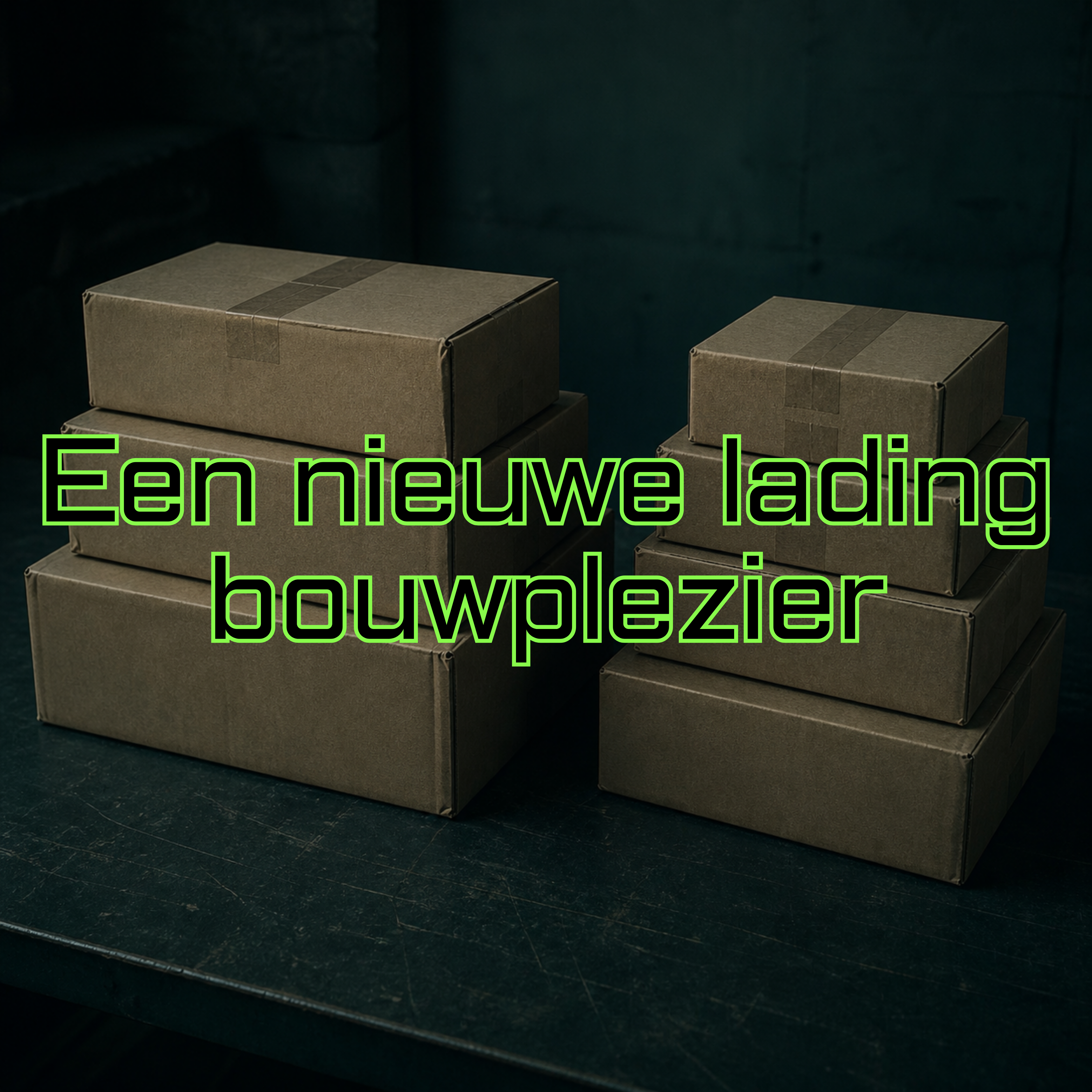 Een nieuwe lading bouwplezier 📦