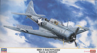 SBD-3 Dauntless "Battle of Midway" - Hasegawa 1:48 modelbouwpakket