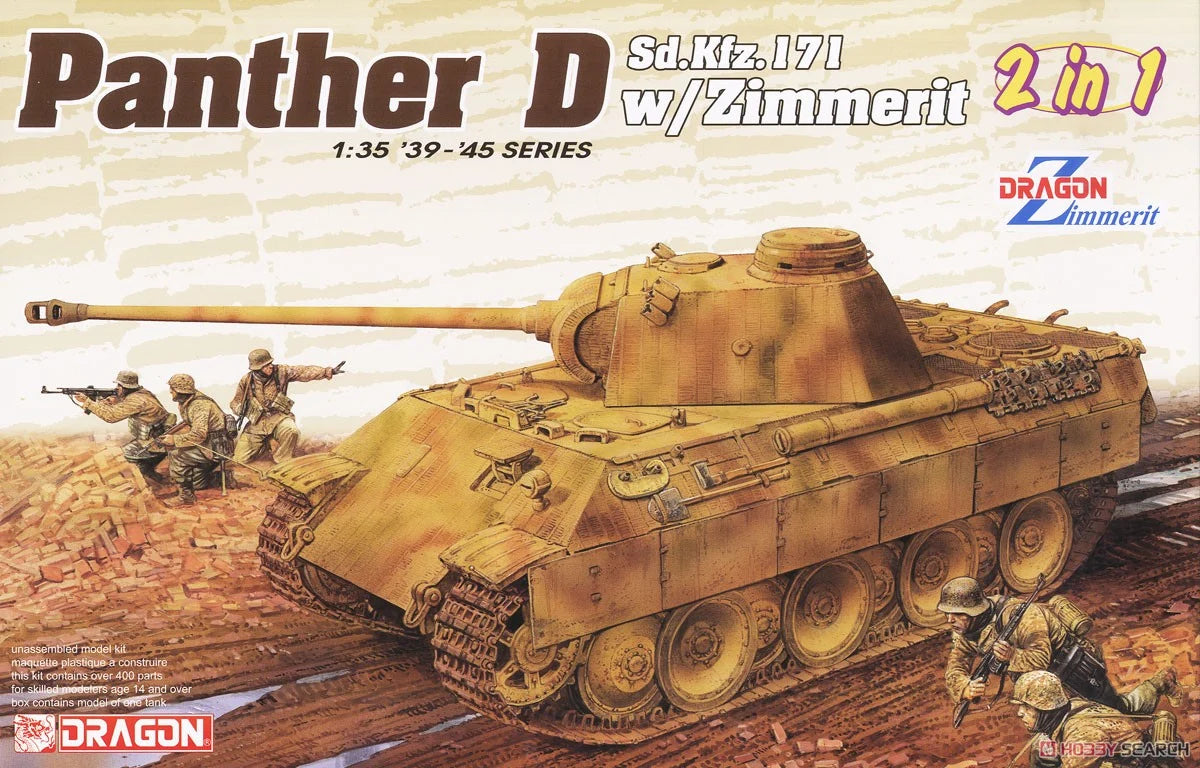 Panther D Late w/Zimmerit | 6428 | Dragon