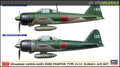 Mitsubishi A6M2b/A6M3 Zero Fighter Type 21/22 "Rabaul Ace Set" - Hasegawa 1:72 modelbouwpakket