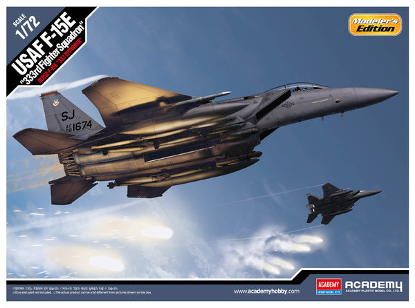 USAF F-15E "333rd Fighter Squadron" - Academy 1:72 modelbouwpakket