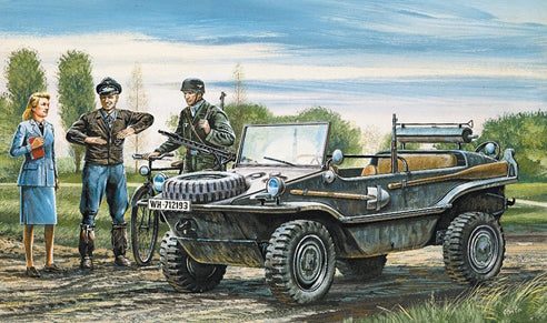Kfz.2 VW Typ 166 Schwimmwagen | 0313 | Italeri