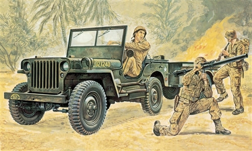 Willys MB Jeep & Trailer | 0314 | Italeri