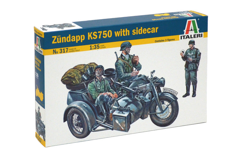 Zündapp KS750 with sidecar | 0317 | Italeri