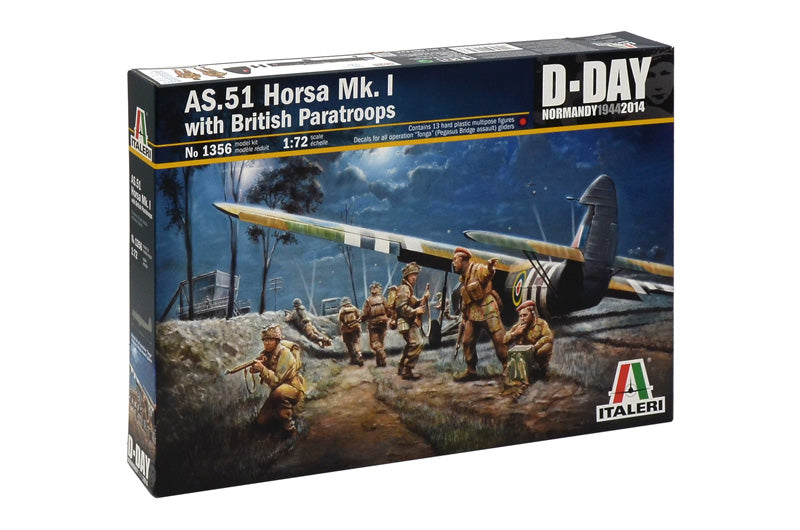 AS.51 HORSA Mk.I with British Paratroops | 1356 | Italeri