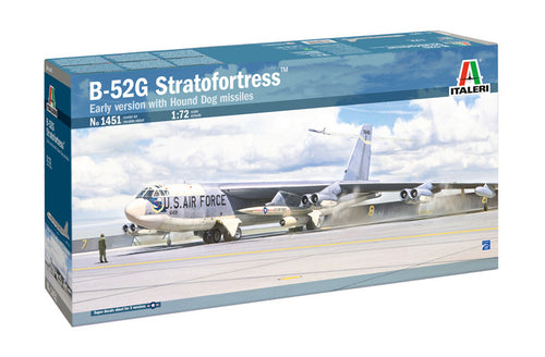 B-52G Stratofortress Early Version with Hound Dog Missiles | 1451 | Italeri | 1:72
