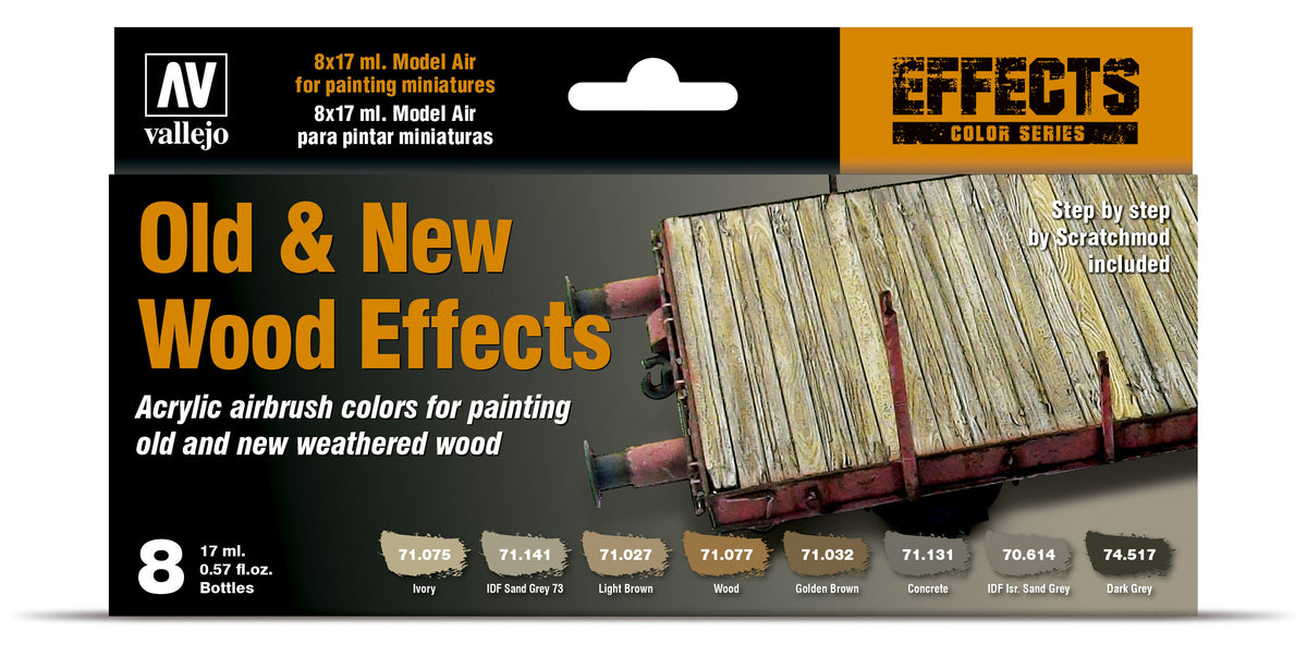 Old & New Wood Effects | 71.187 | Vallejo