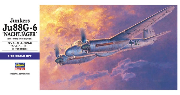 Junkers Ju 88G-6 Nachtjäger - Hasegawa 1:72 modelbouwpakket