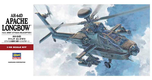 AH-64D Apache Longbow - Hasegawa 1:48 modelbouwpakket
