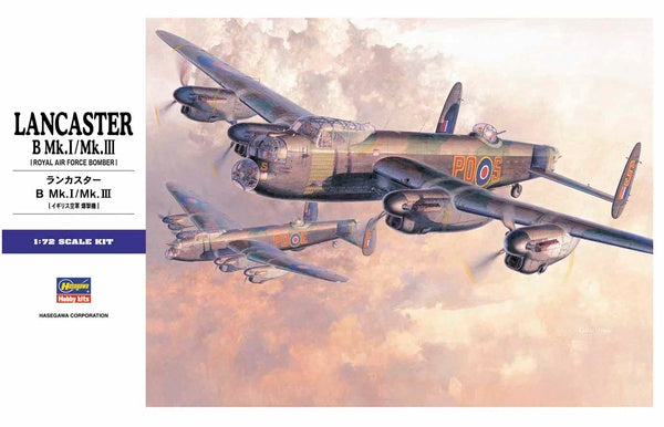 Lancaster B Mk.I/Mk.III - Hasegawa 1:72 modelbouwpakket