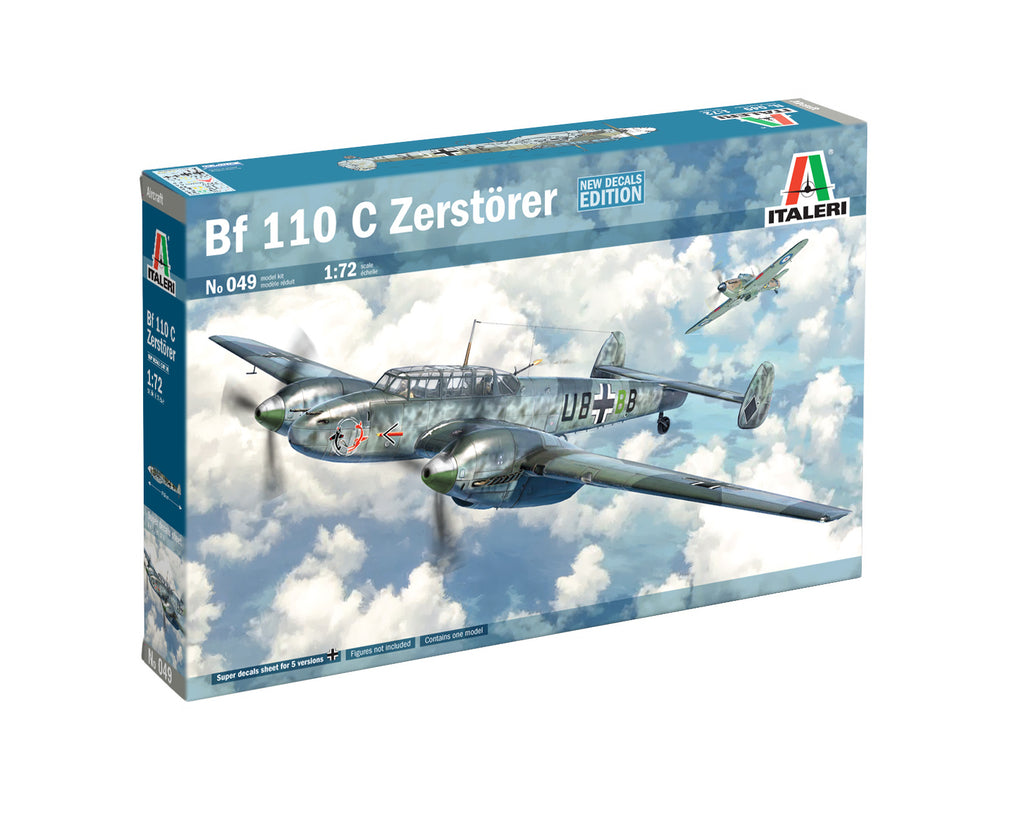 Bf-110 C3/C4 Zerstörer | 0049 | Italeri