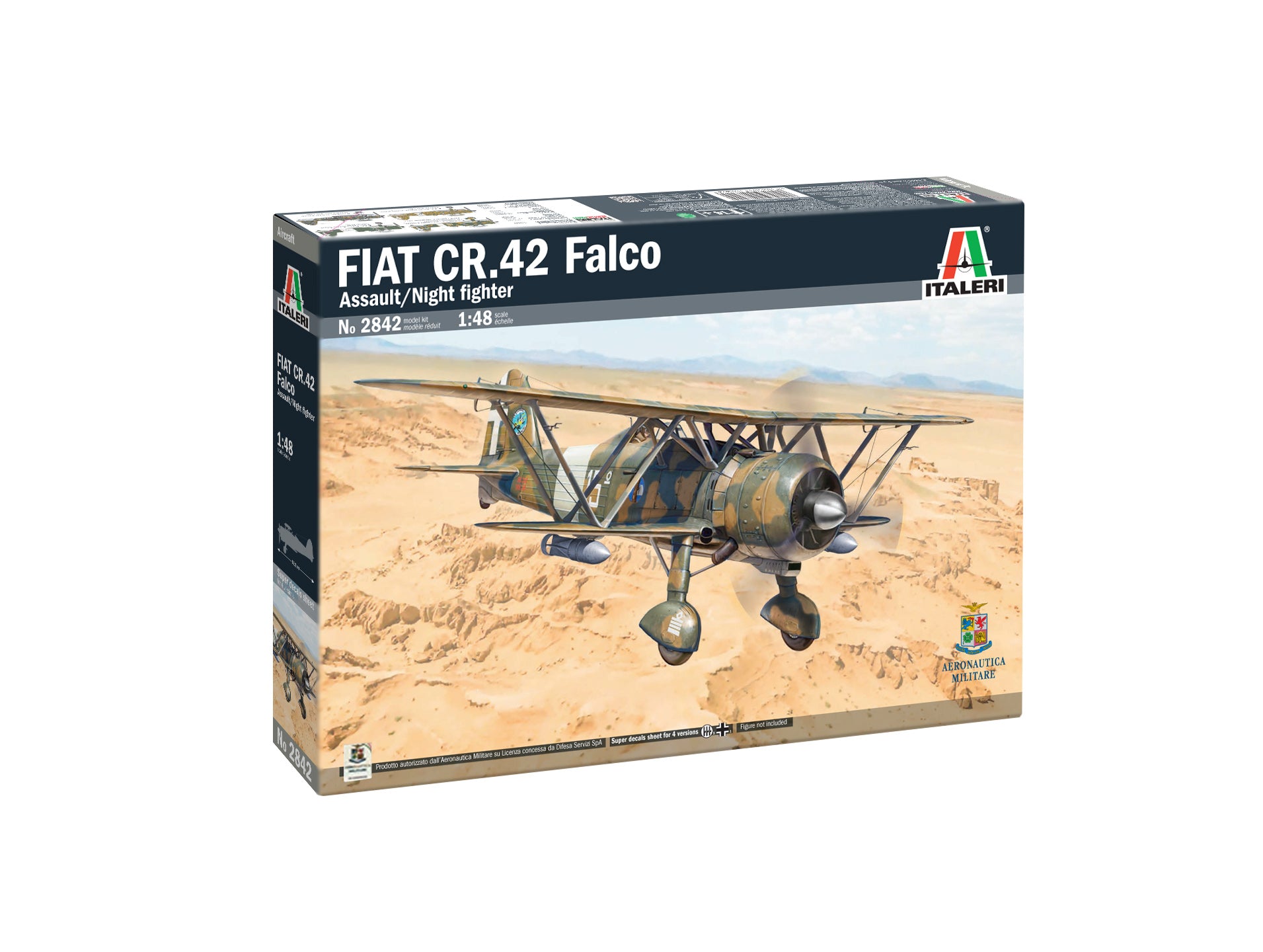FIAT CR.42 Falco Assault/Night Fighter | 2842 | Italeri