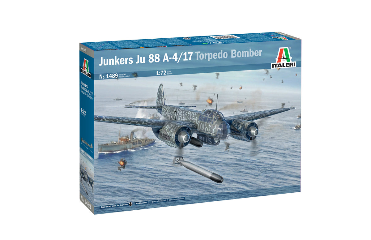 Junkers Ju 88 A-17 Torpedo Bomber | 1489 | Italeri | 1:72