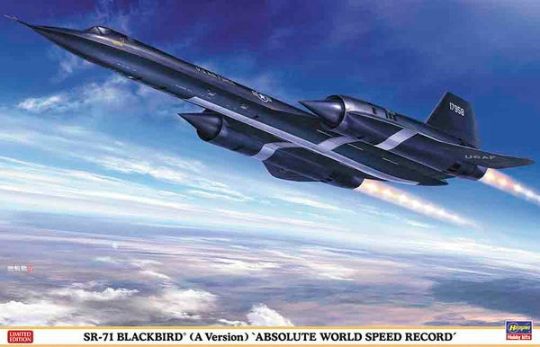 SR-71 Blackbird (A) "World Absolute Speed Record Aircraft" - Hasegawa 1:72 modelbouwpakket