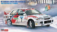 Mitsubishi Lancer GSR Evolution III "1996 Swedish Rally Winner" - Hasegawa 1:24 modelbouwpakket