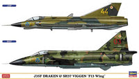 J35F Draken & SH37 Viggen "F13 Wing" - Hasegawa 1:72 modelbouwpakket