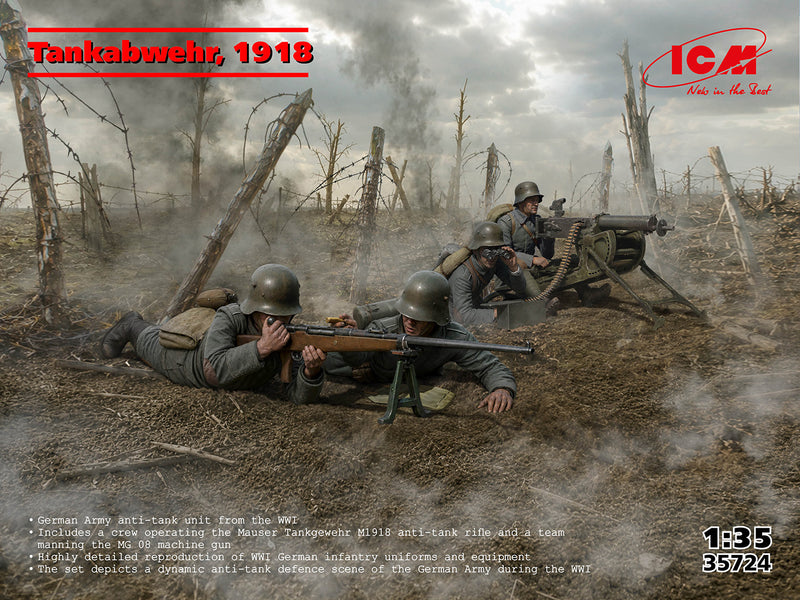 Tankabwehr, 1918 - ICM 1:35 modelbouwpakket
