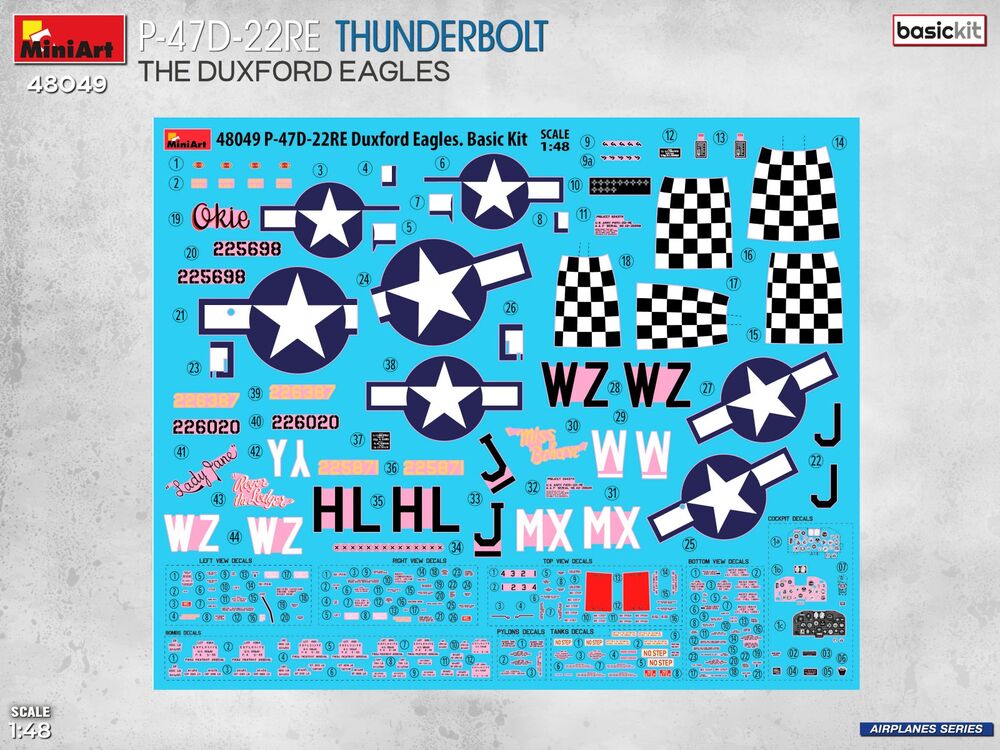 P-47D-22RE Thunderbolt. The Duxford Eagles. Basic Kit | 48049 | MiniArt | 1:48