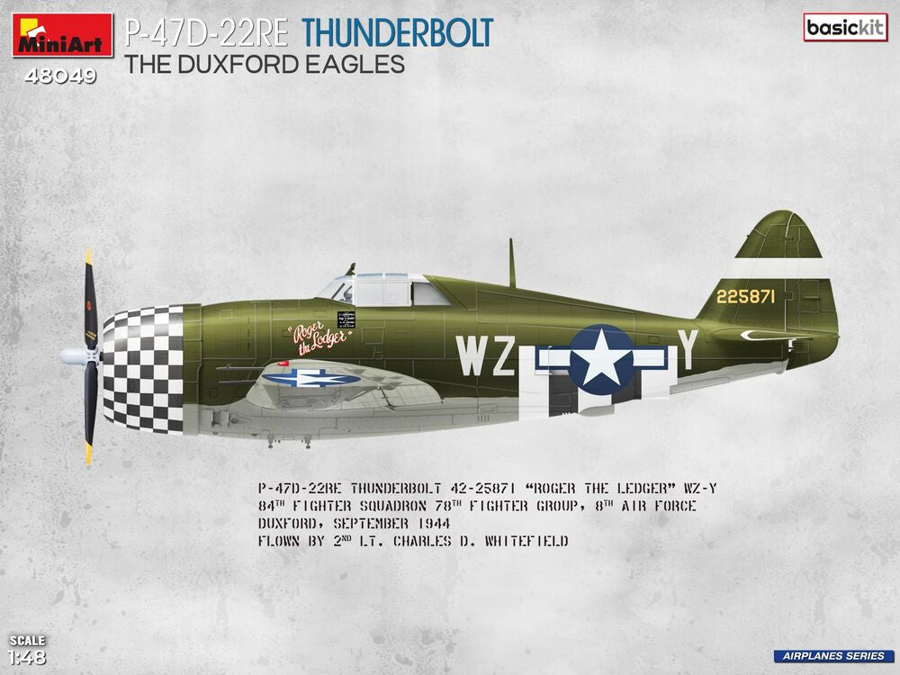 P-47D-22RE Thunderbolt. The Duxford Eagles. Basic Kit | 48049 | MiniArt | 1:48