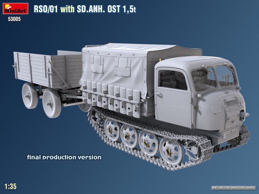 RSO/01 with Trailer Sd.Anh. Ost 1,5 t | 53005 | MiniArt | 1:35