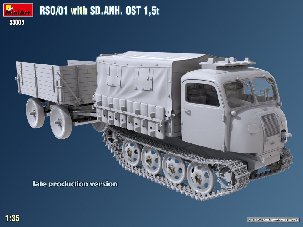 RSO/01 with Trailer Sd.Anh. Ost 1,5 t | 53005 | MiniArt | 1:35