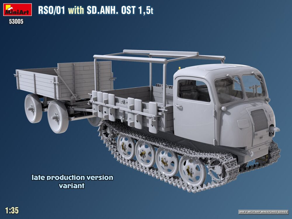 RSO/01 with Trailer Sd.Anh. Ost 1,5 t | 53005 | MiniArt | 1:35