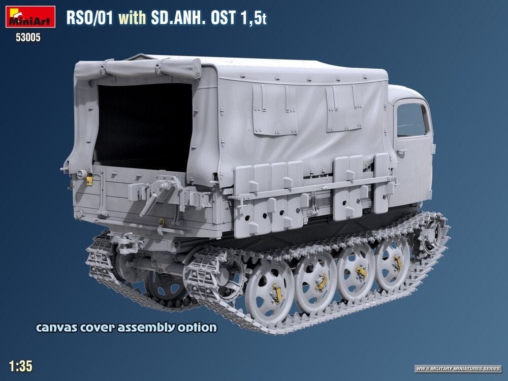 RSO/01 with Trailer Sd.Anh. Ost 1,5 t | 53005 | MiniArt | 1:35