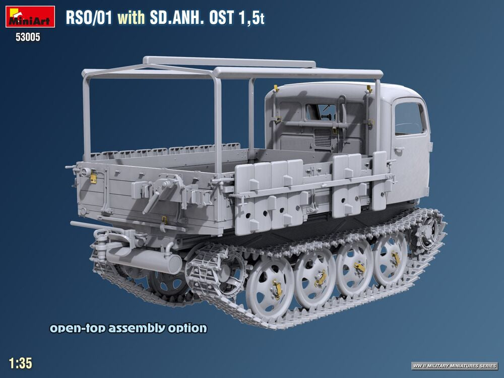 RSO/01 with Trailer Sd.Anh. Ost 1,5 t | 53005 | MiniArt | 1:35