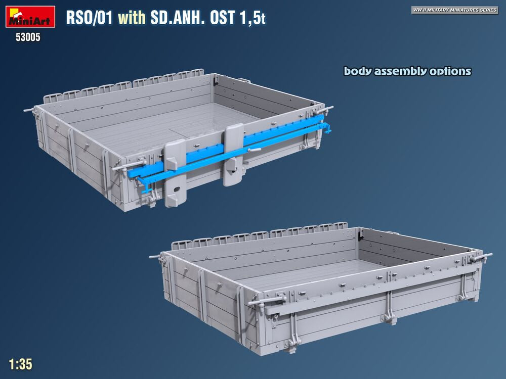 RSO/01 with Trailer Sd.Anh. Ost 1,5 t | 53005 | MiniArt | 1:35