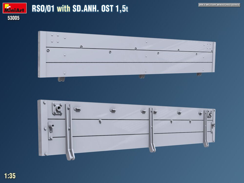RSO/01 with Trailer Sd.Anh. Ost 1,5 t | 53005 | MiniArt | 1:35