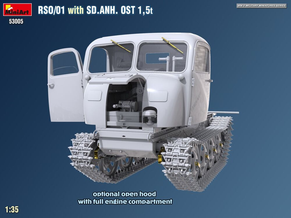 RSO/01 with Trailer Sd.Anh. Ost 1,5 t | 53005 | MiniArt | 1:35