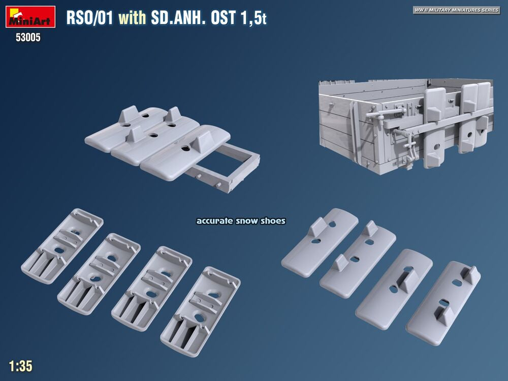 RSO/01 with Trailer Sd.Anh. Ost 1,5 t | 53005 | MiniArt | 1:35