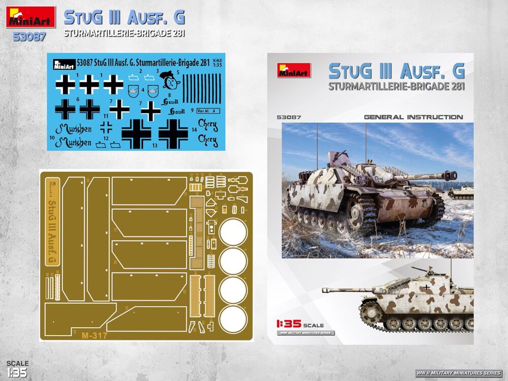 StuG III Ausf. G. Assault Artillery Brigade 281 | 53087 | MiniArt | 1:35