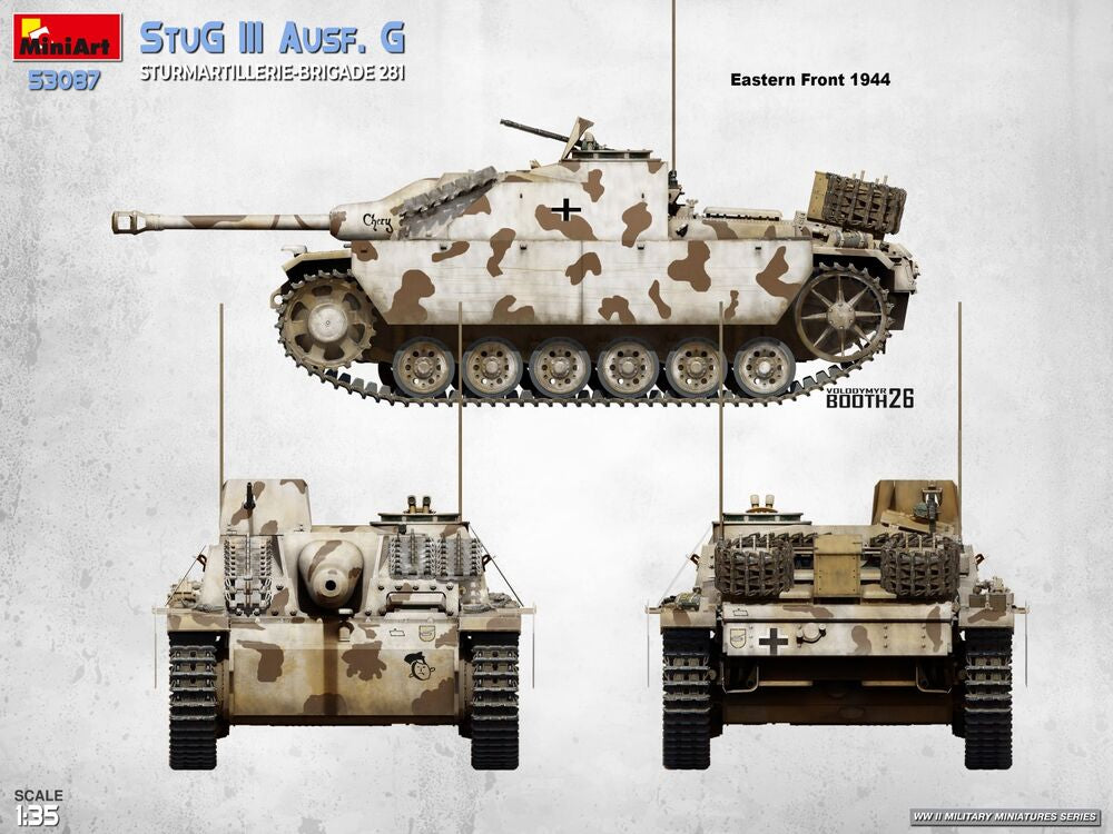 StuG III Ausf. G. Assault Artillery Brigade 281 | 53087 | MiniArt | 1:35
