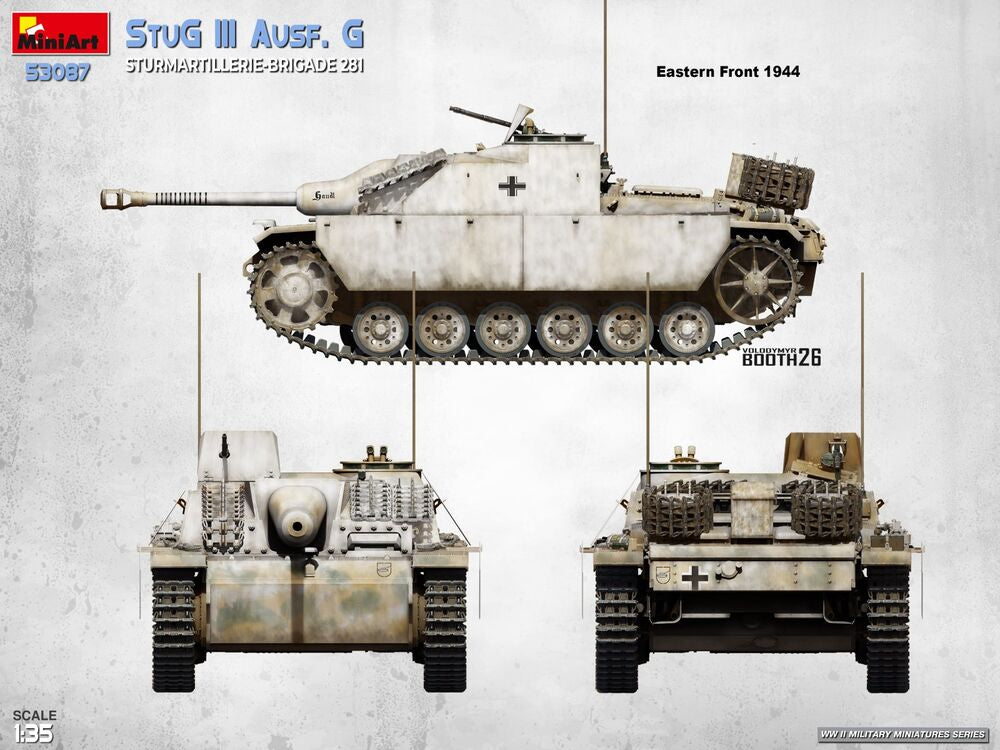 StuG III Ausf. G. Assault Artillery Brigade 281 | 53087 | MiniArt | 1:35