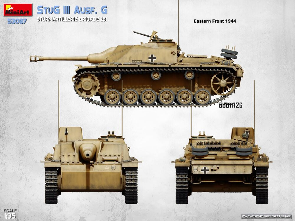 StuG III Ausf. G. Assault Artillery Brigade 281 | 53087 | MiniArt | 1:35