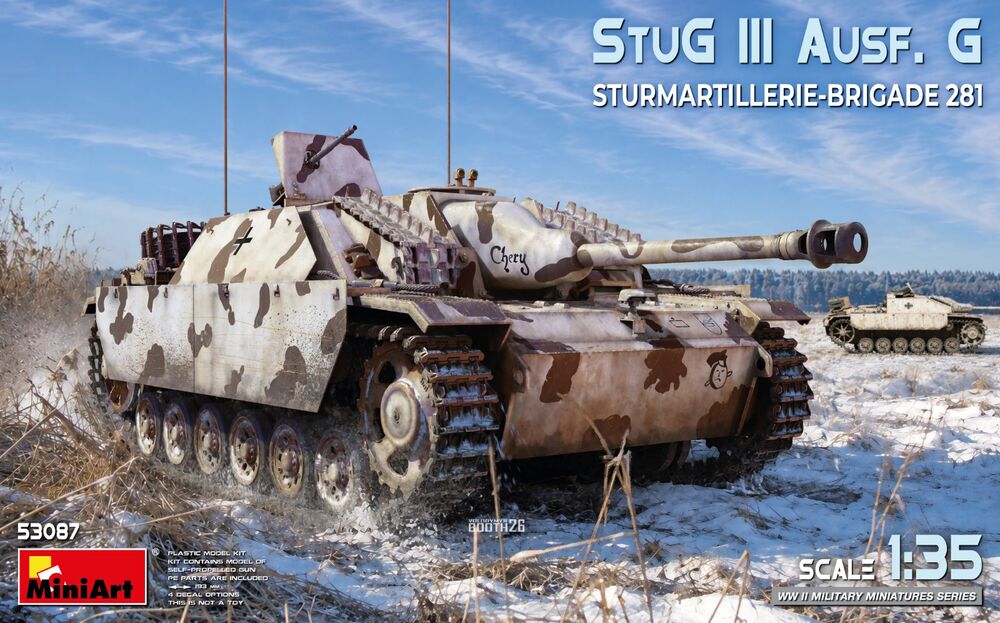 StuG III Ausf. G. Assault Artillery Brigade 281 | 53087 | MiniArt | 1:35