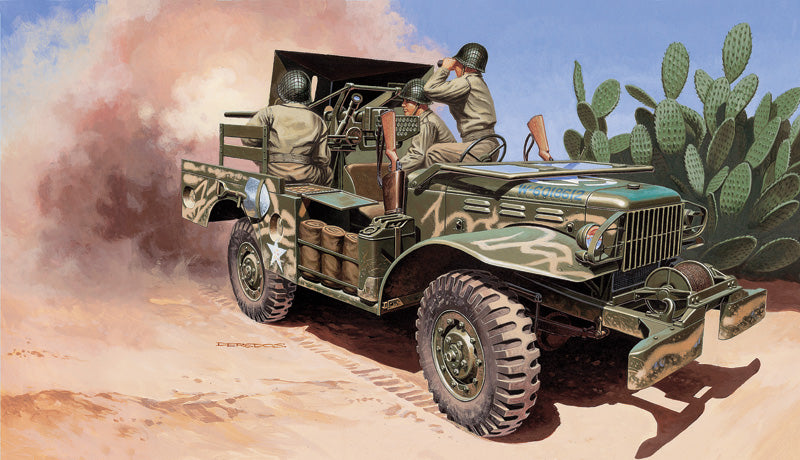 M6 Gun Motor Carriage WC-55 - Italeri 1:35 modelbouwpakket