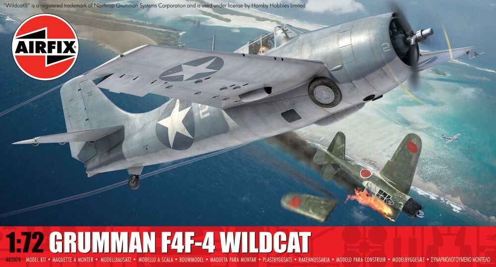 Grumman F4F-4 Wildcat | A02070 | Airfix | 1:72