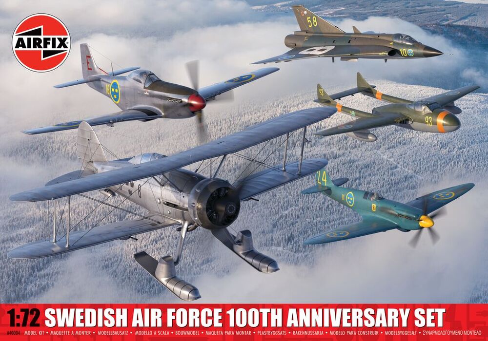 Swedish Air Force 100th Anniversary Set | A40004 | Airfix | 1:72