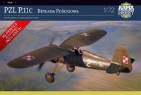 PZL P.11c Pursuit Brigade w/extensive 3D print | 70018 | Arma Hobby | 1:72