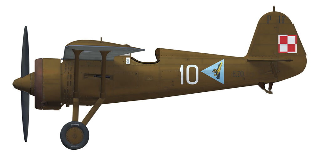 PZL P.11c Pursuit Brigade w/extensive 3D print | 70018 | Arma Hobby | 1:72