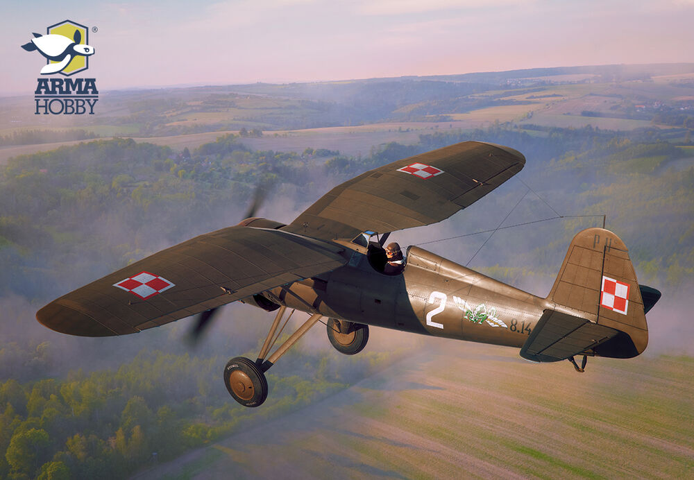 PZL P.11c Pursuit Brigade w/extensive 3D print | 70018 | Arma Hobby | 1:72