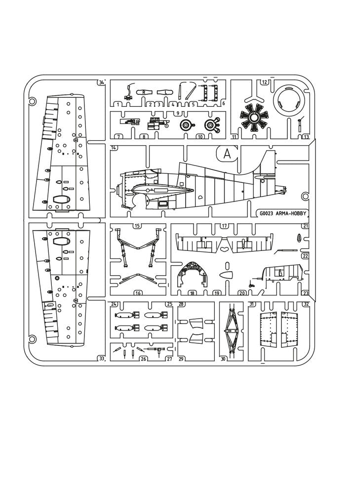 F4F-3 Wildcat™ Yellow Wings | 70091 | Arma Hobby | 1:72