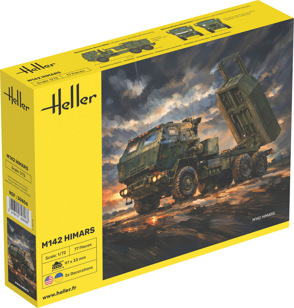 M142 HIMARS (High Mobility Artillery Rocket System) | 30806 | Heller | 1:72