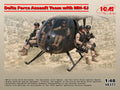Delta Force Assault Team with MH-6J | 48371 | ICM | 1:48