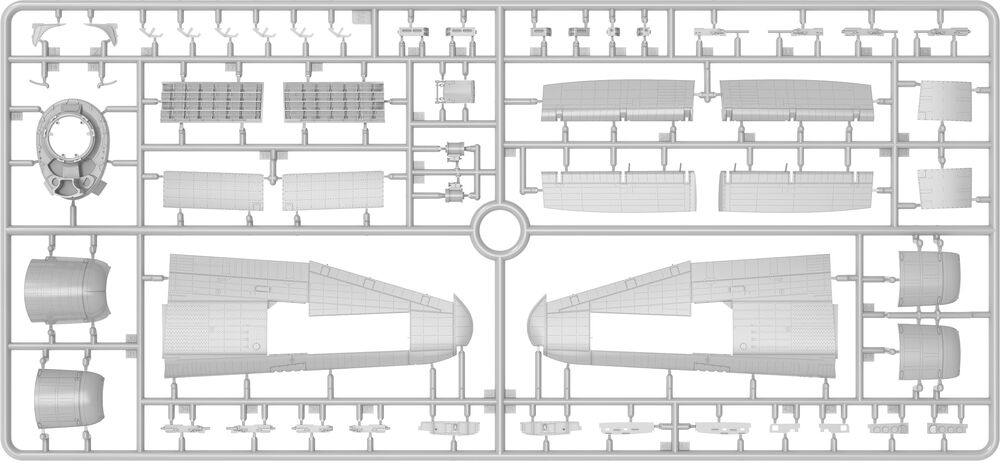 P-47M Thunderbolt. Dorsal Fin. Advanced Kit | 48042 | MiniArt | 1:48