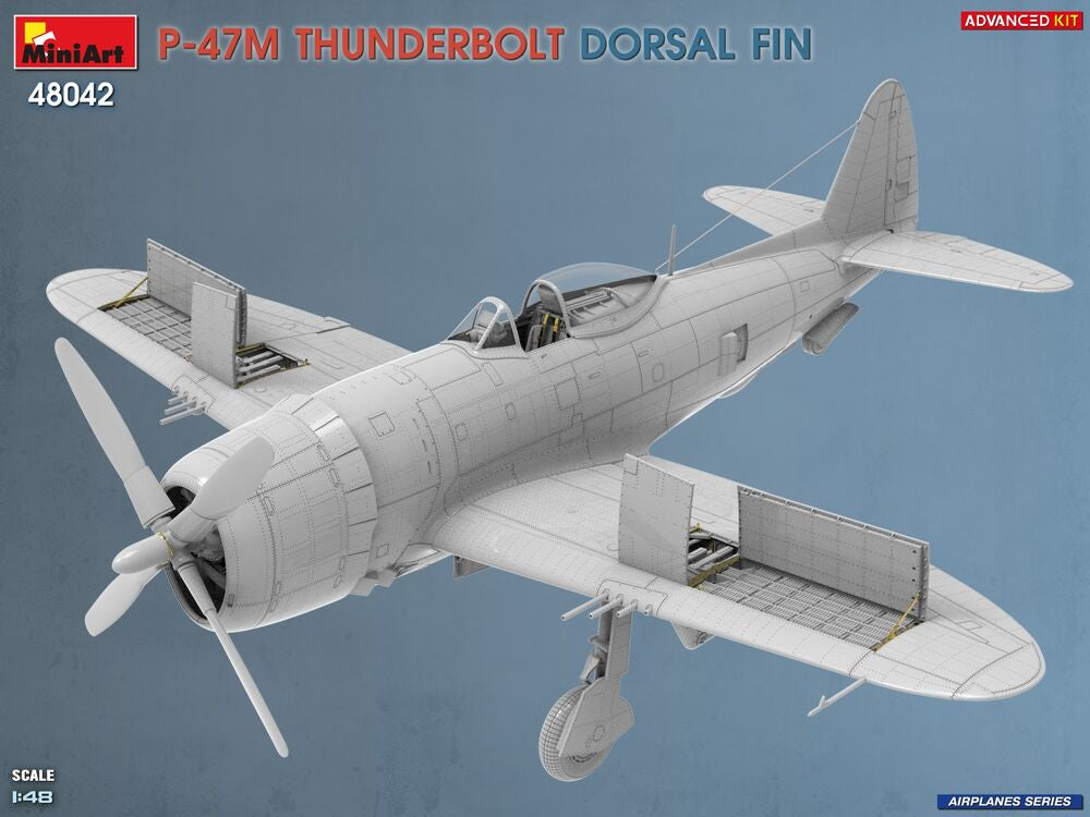 P-47M Thunderbolt. Dorsal Fin. Advanced Kit | 48042 | MiniArt | 1:48