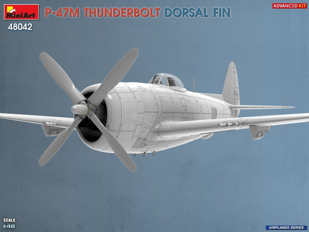 P-47M Thunderbolt. Dorsal Fin. Advanced Kit | 48042 | MiniArt | 1:48