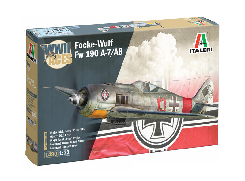 Focke-Wulf Fw 190 A-7/A8 - Italeri 1:72 modelbouwpakket